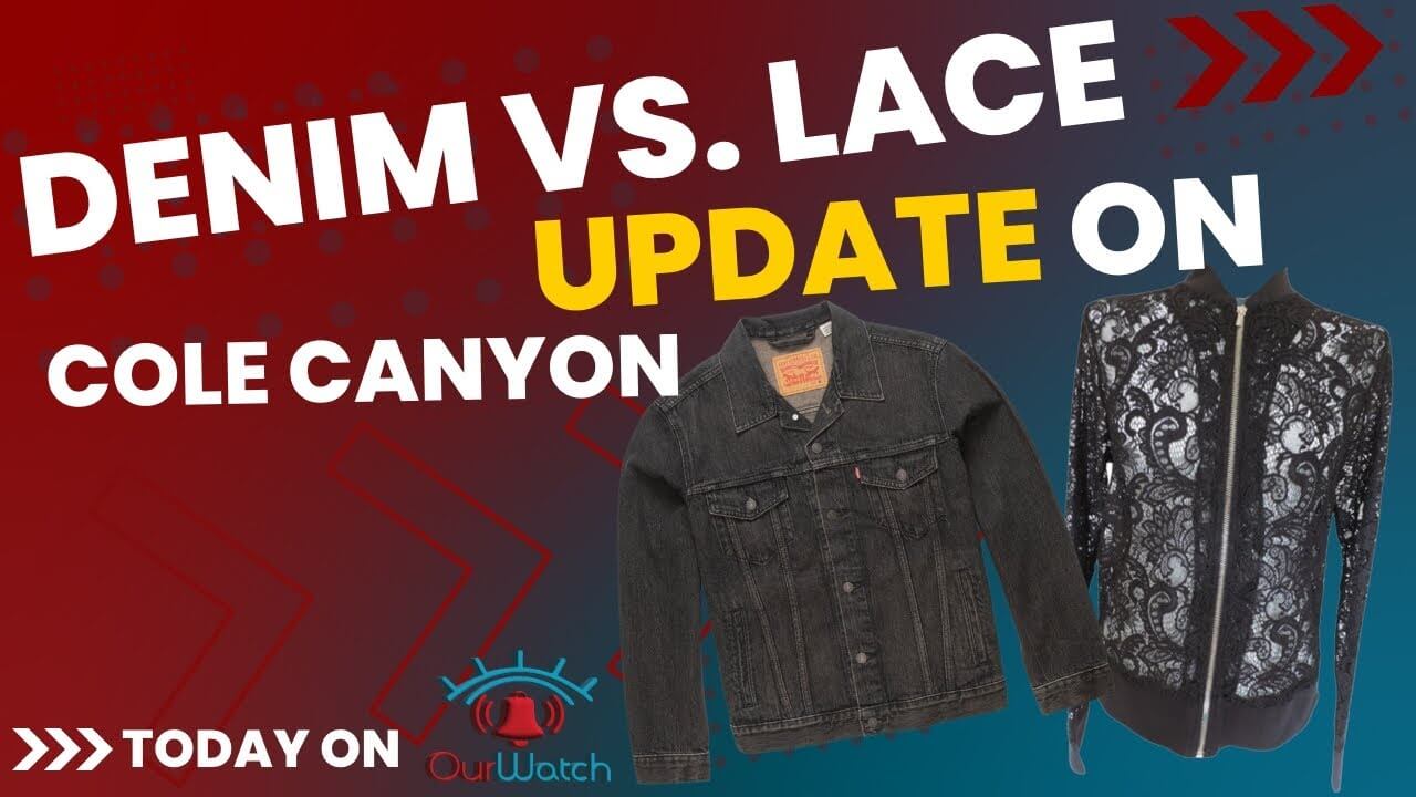 Denim vs. Lace? Update on the Cole Canyon Elementary School last week.