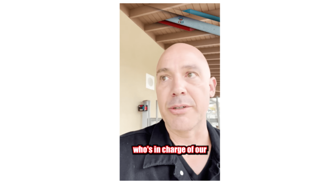 Is a man dressed as a woman